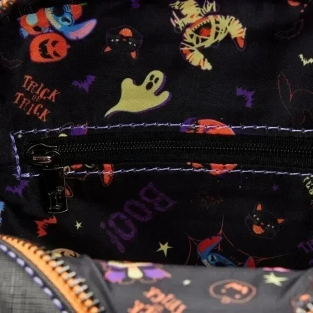 Loungefly‎ Disney Lilo and Stitch Glow Halloween Candy Cosplay Passport Bag